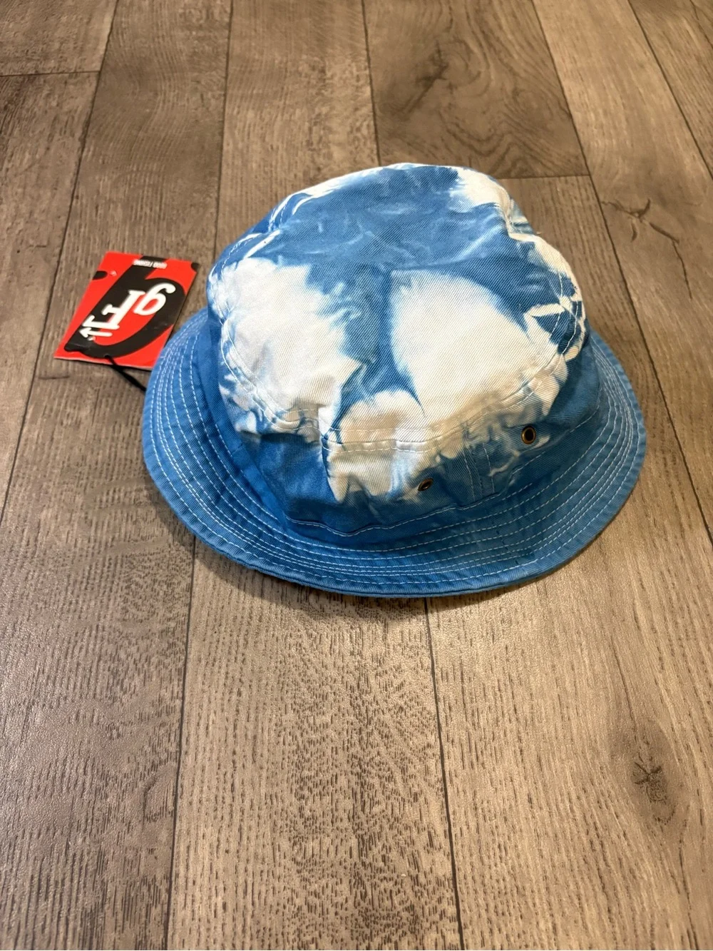 Urban Outfitters Good Fishing Indigo Shibori Blue & White Tie-Dye Bucket Hat